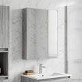 vidaXL Szafka z lustrem do łazienki Szary Sonoma 43 x 11,5 x 60,5 cm