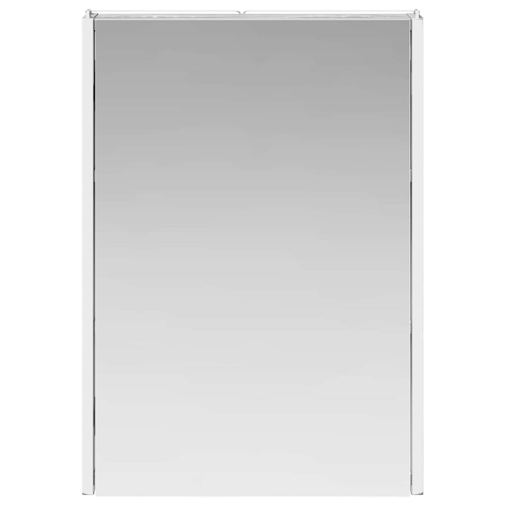 vidaXL Szafka z lustrem do łazienki Szary Sonoma 43 x 11,5 x 60,5 cm