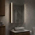vidaXL Szafka z lustrem do łazienki Stare drewno 43 x 11,5 x 60,5 cm