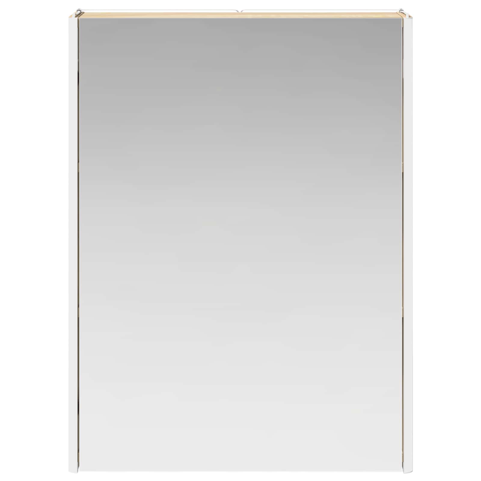 vidaXL Szafka z lustrem do łazienki Dąb Sonoma 53,5 x 15,5 x 70 cm