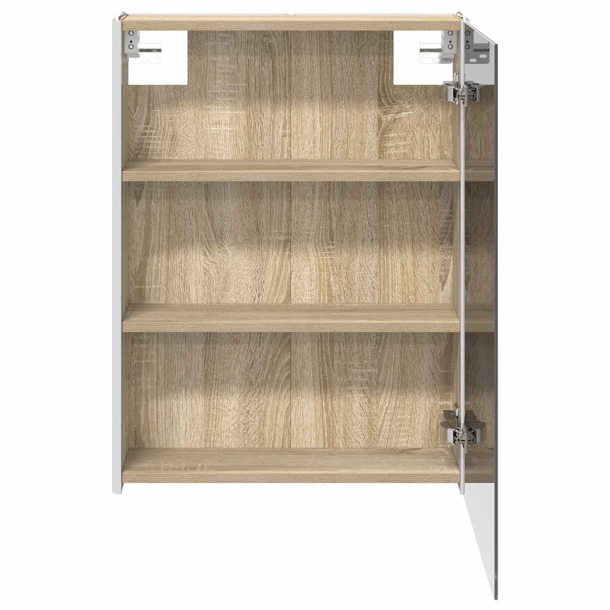 vidaXL Szafka z lustrem do łazienki Dąb Sonoma 53,5 x 15,5 x 70 cm