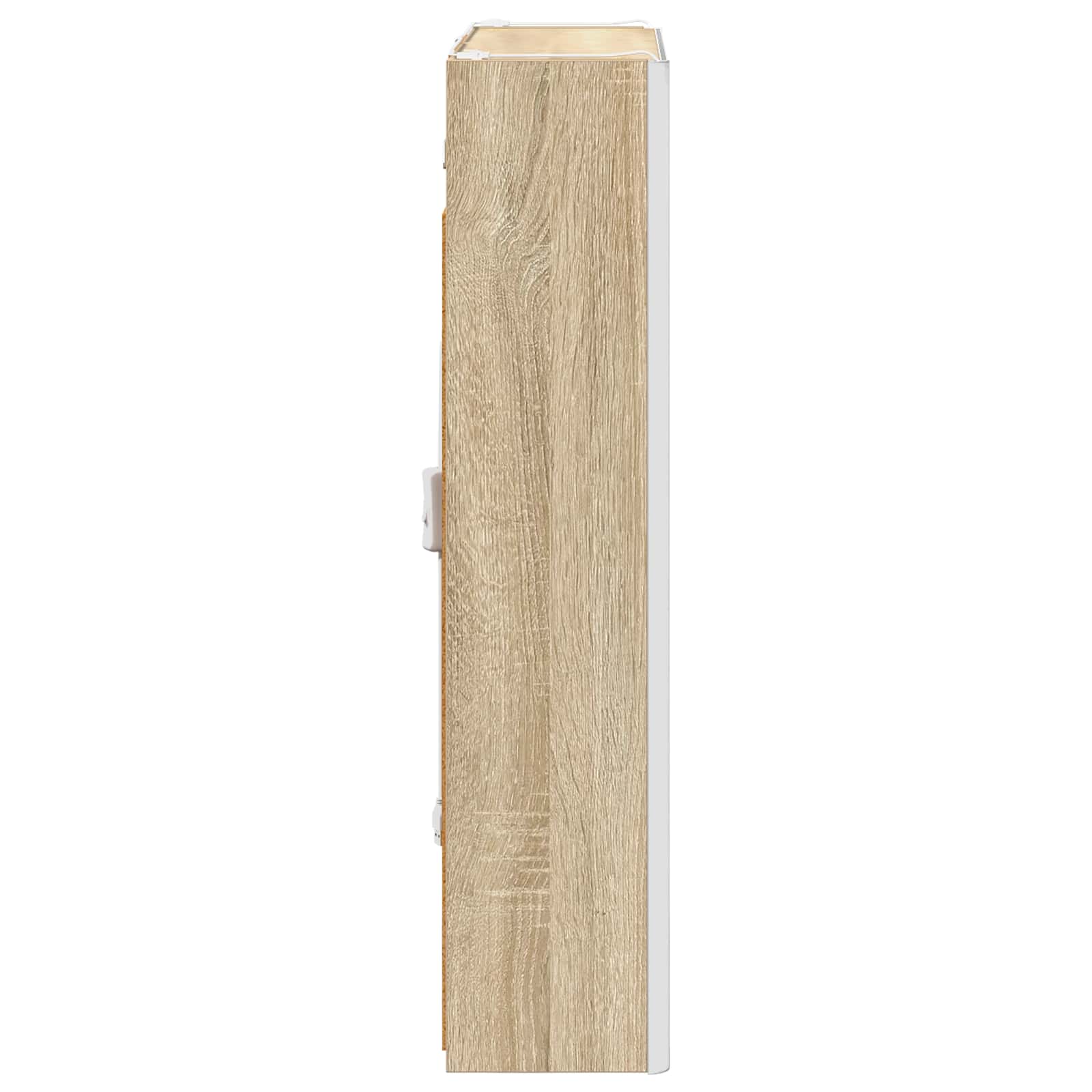 vidaXL Szafka z lustrem do łazienki Dąb Sonoma 53,5 x 15,5 x 70 cm