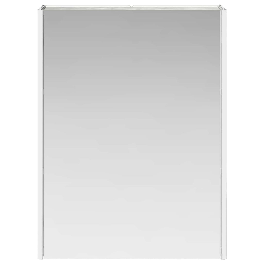 vidaXL Szafka z lustrem do łazienki Betonowy szary 53,5 x 15,5 x 70 cm