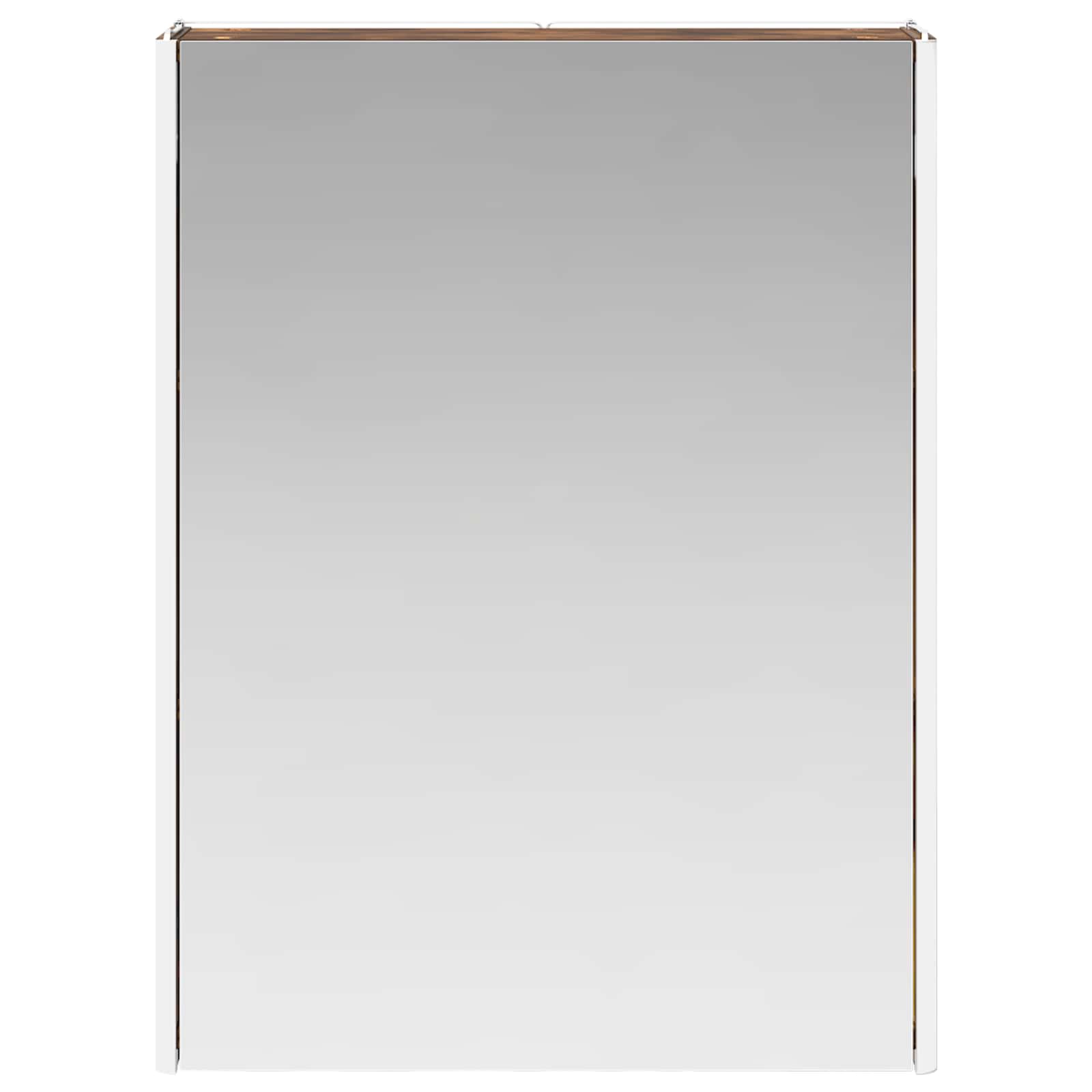 vidaXL Szafka z lustrem do łazienki Dąb wędzony 73.5 x 15.5 x 70 cm