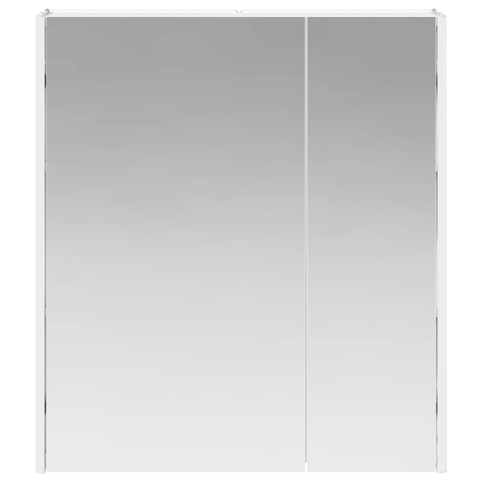 vidaXL Szafka z lustrem do łazienki Biały 63,5 x 15,5 x 70 cm