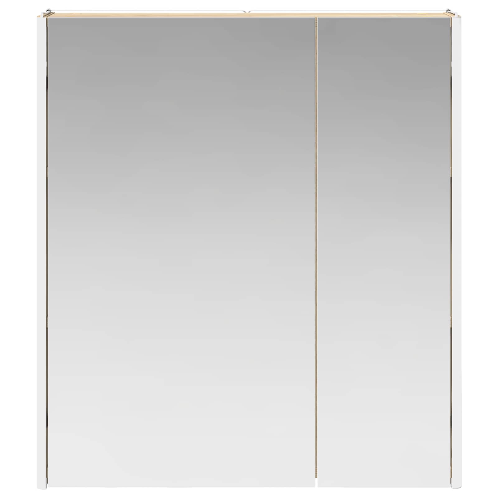 vidaXL Szafka z lustrem do łazienki Dąb Sonoma 63,5 x 15,5 x 70 cm