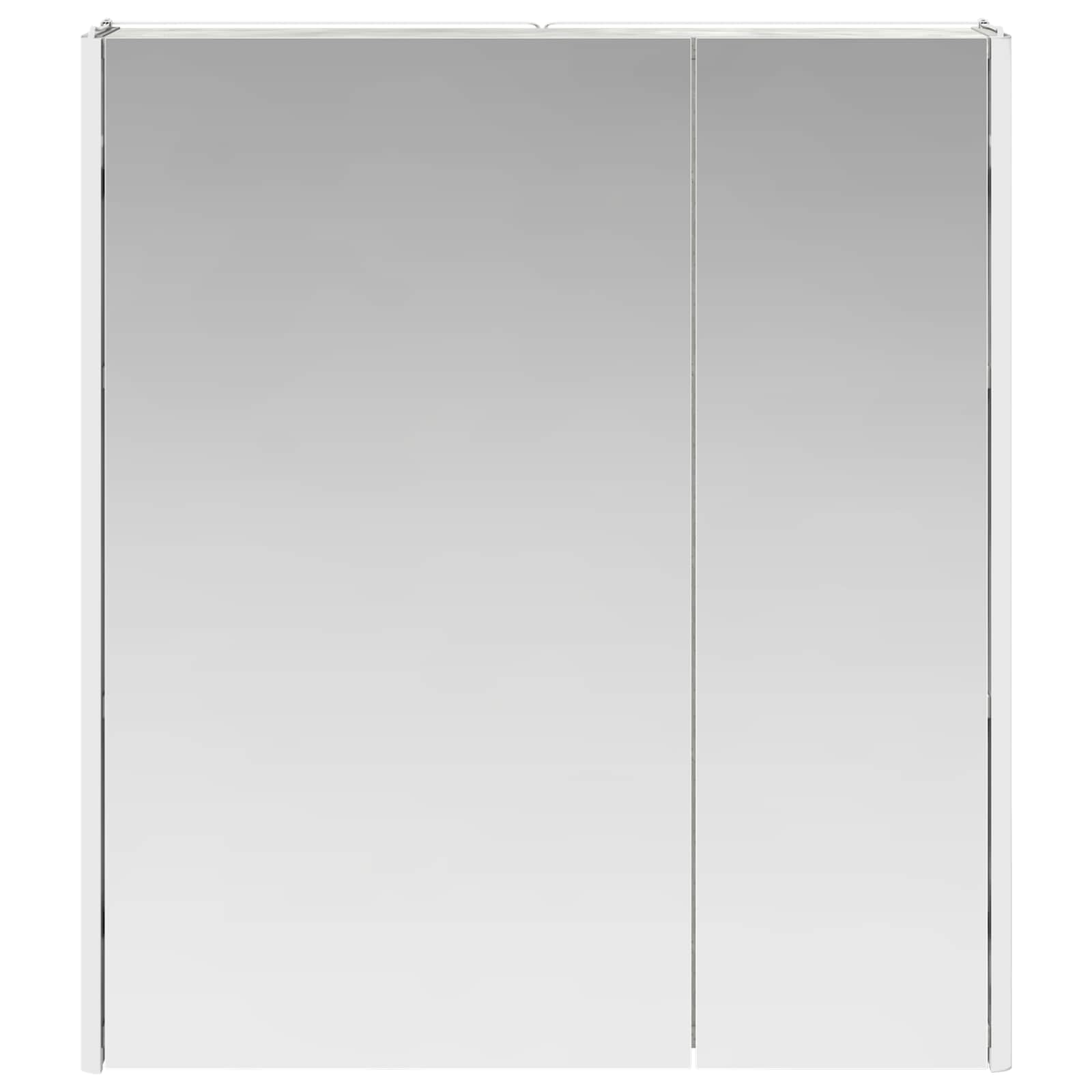 vidaXL Szafka z lustrem do łazienki Betonowy szary 63,5 x 15,5 x 70 cm