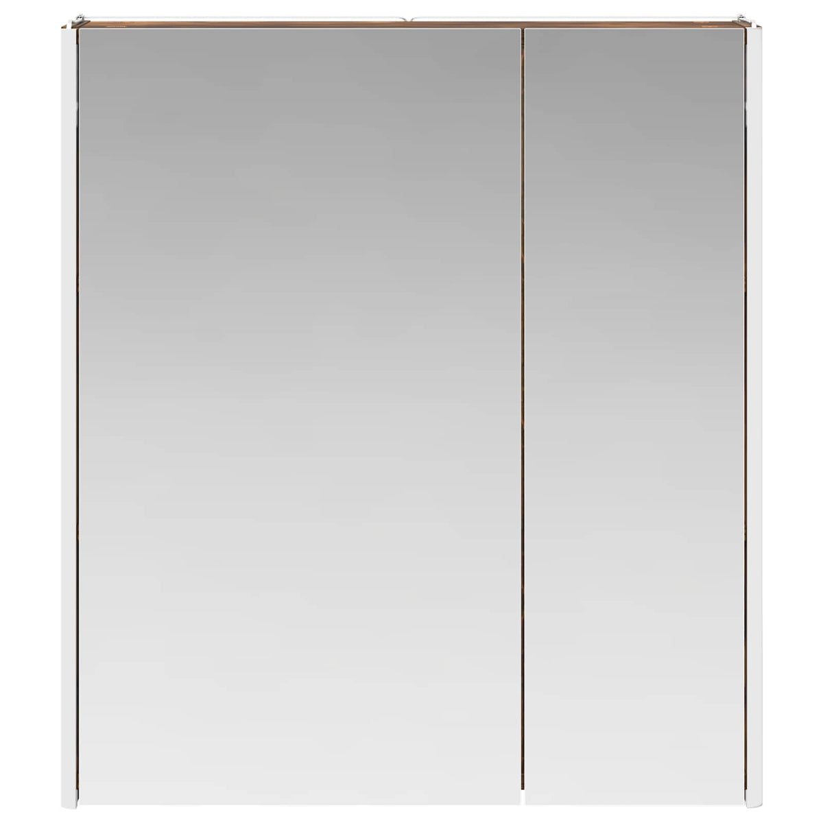 vidaXL Szafka z lustrem do łazienki Dąb wędzony 63,5 x 15,5 x 70 cm