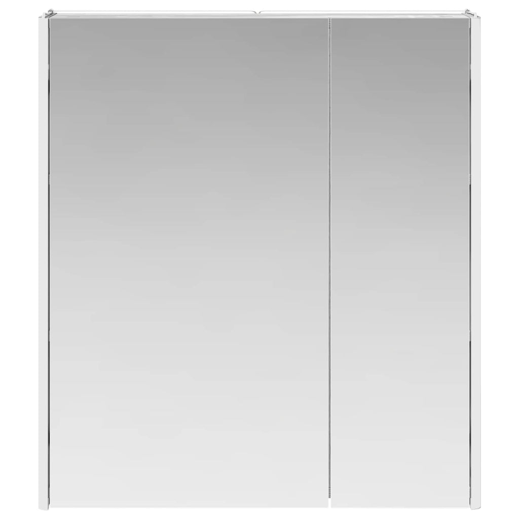 vidaXL Szafka z lustrem do łazienki Szary Sonoma 63,5 x 15,5 x 70 cm