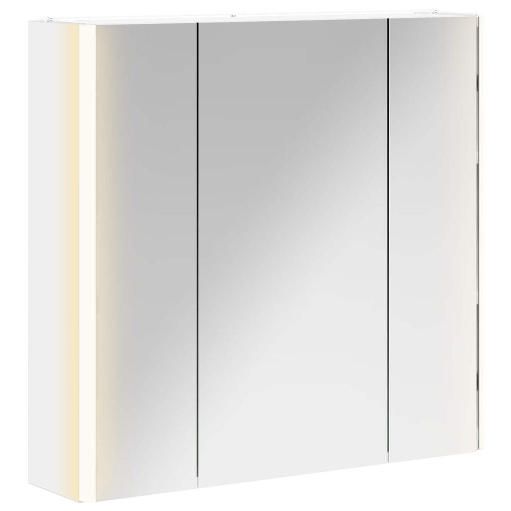 vidaXL Szafka z lustrem do łazienki Biały 63,5 x 15,5 x 60,5 cm