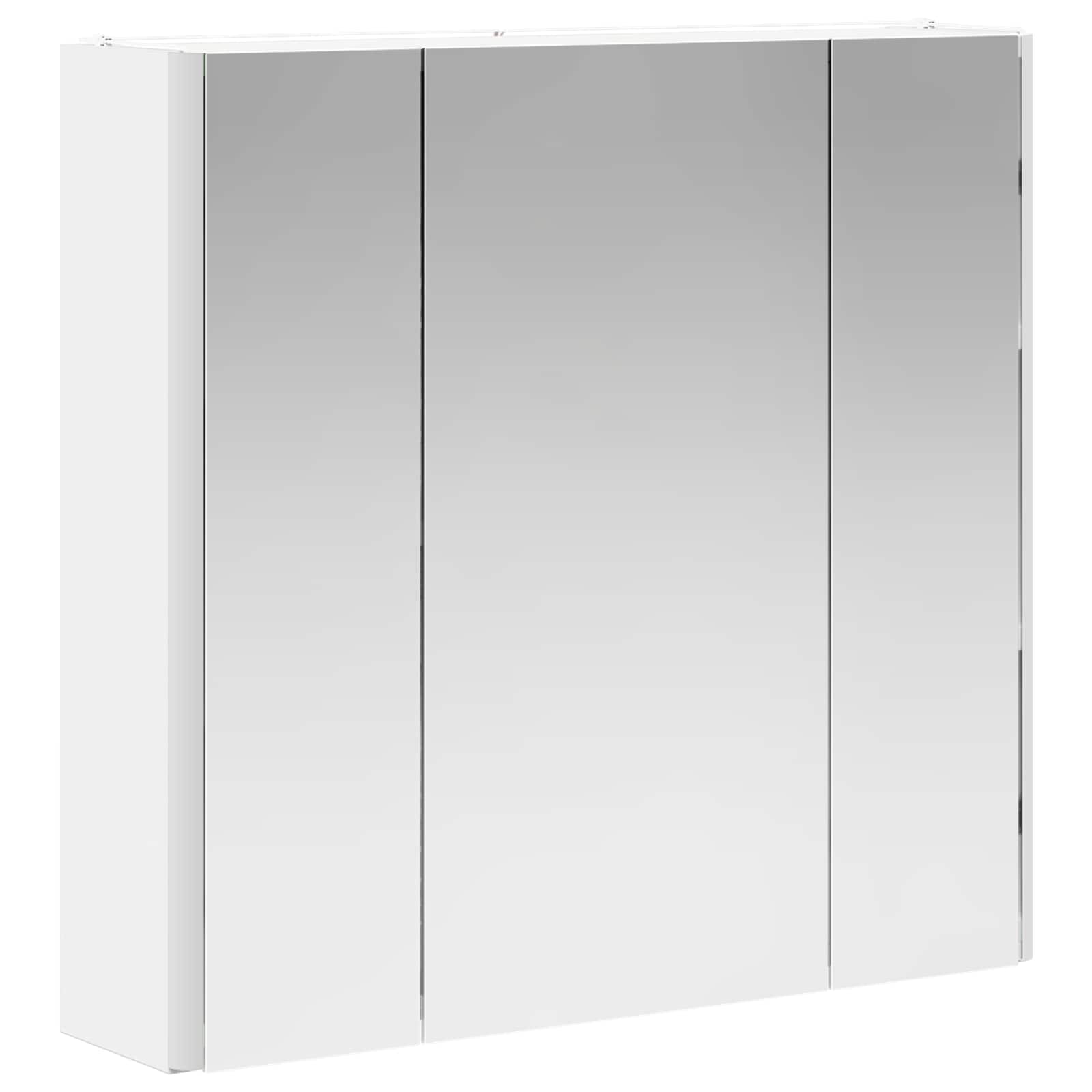 vidaXL Szafka z lustrem do łazienki Biały 63,5 x 15,5 x 60,5 cm