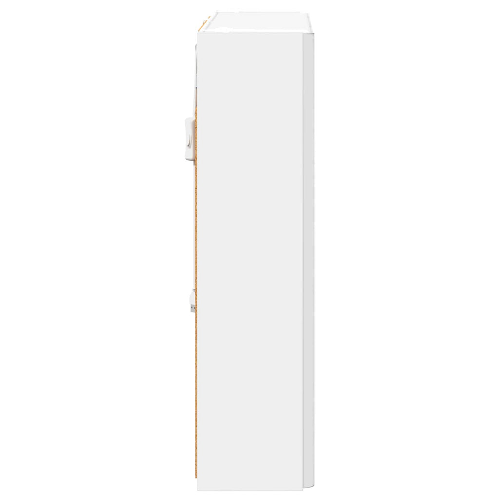 vidaXL Szafka z lustrem do łazienki Biały 63,5 x 15,5 x 60,5 cm
