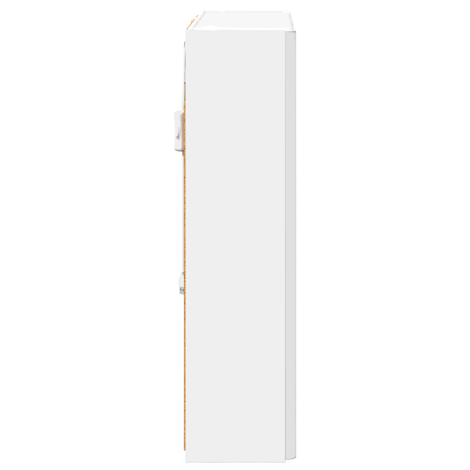 vidaXL Szafka z lustrem do łazienki Biały 63,5 x 15,5 x 60,5 cm