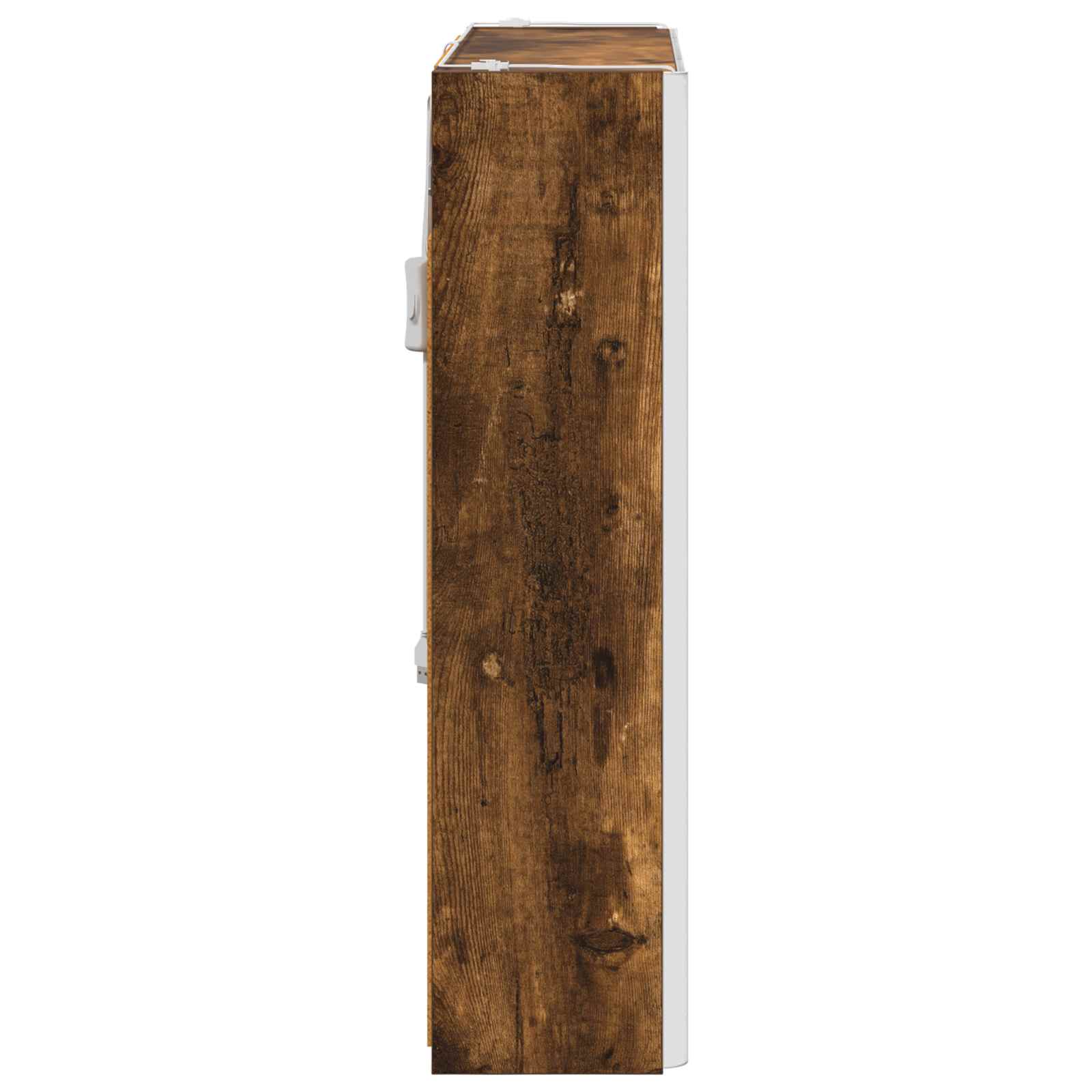 vidaXL Szafka z lustrem do łazienki Dąb wędzony 63,5 x 15,5 x 60,5 cm