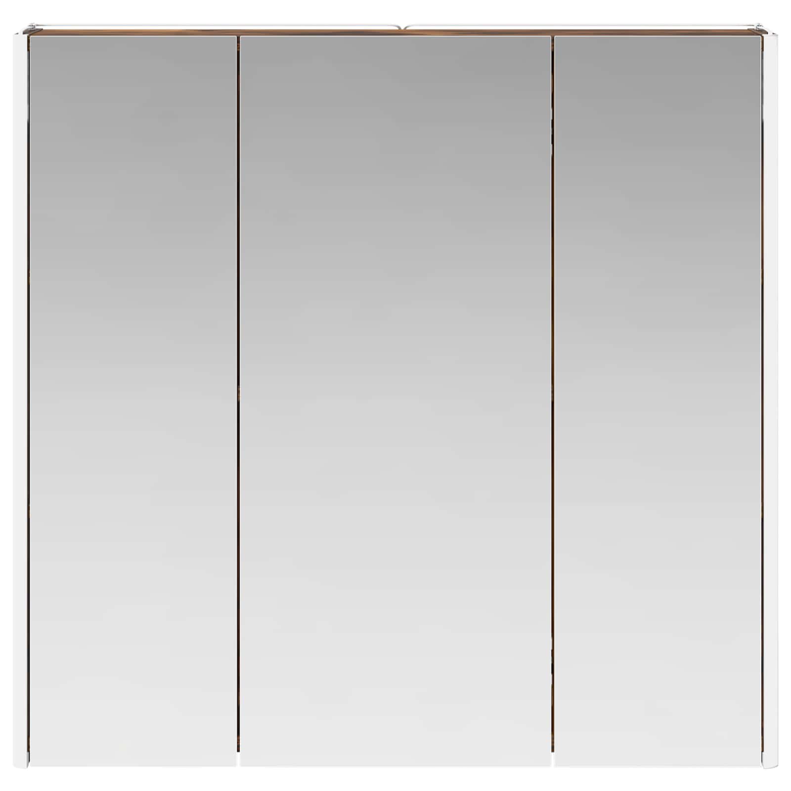 vidaXL Szafka z lustrem do łazienki Dąb wędzony 73.5 x 15.5 x 70 cm