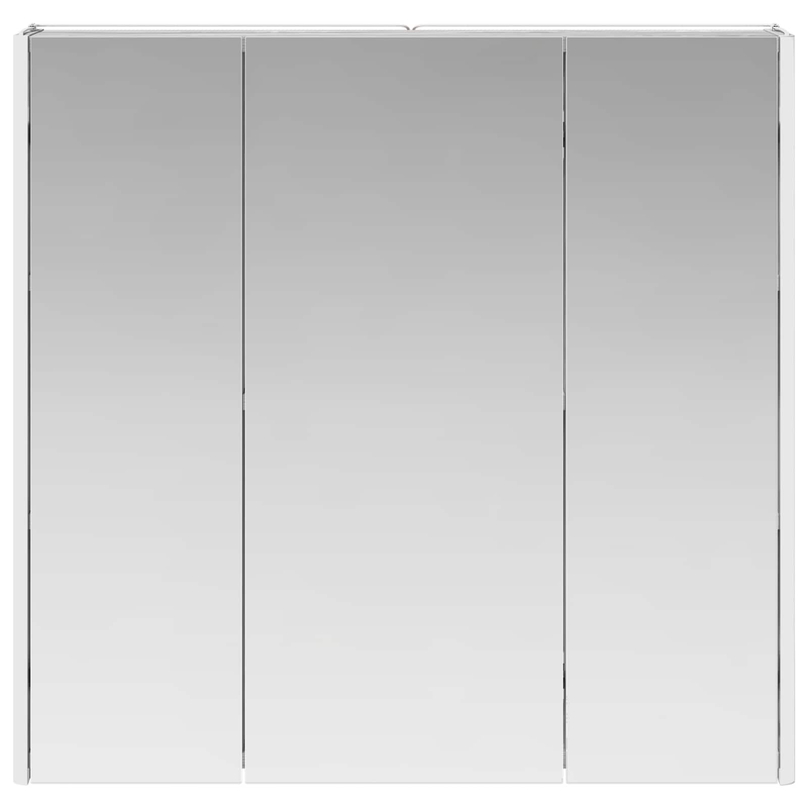 vidaXL Szafka z lustrem do łazienki Szary Sonoma 73.5 x 15.5 x 70 cm