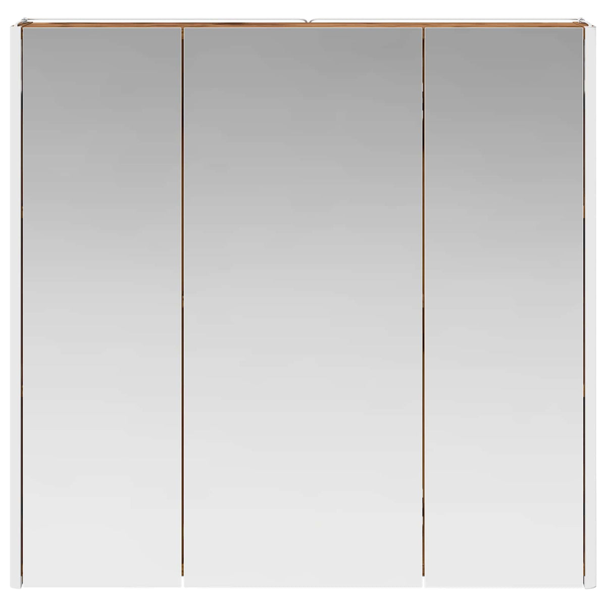 vidaXL Szafka z lustrem do łazienki Stare drewno 73.5 x 15.5 x 70 cm