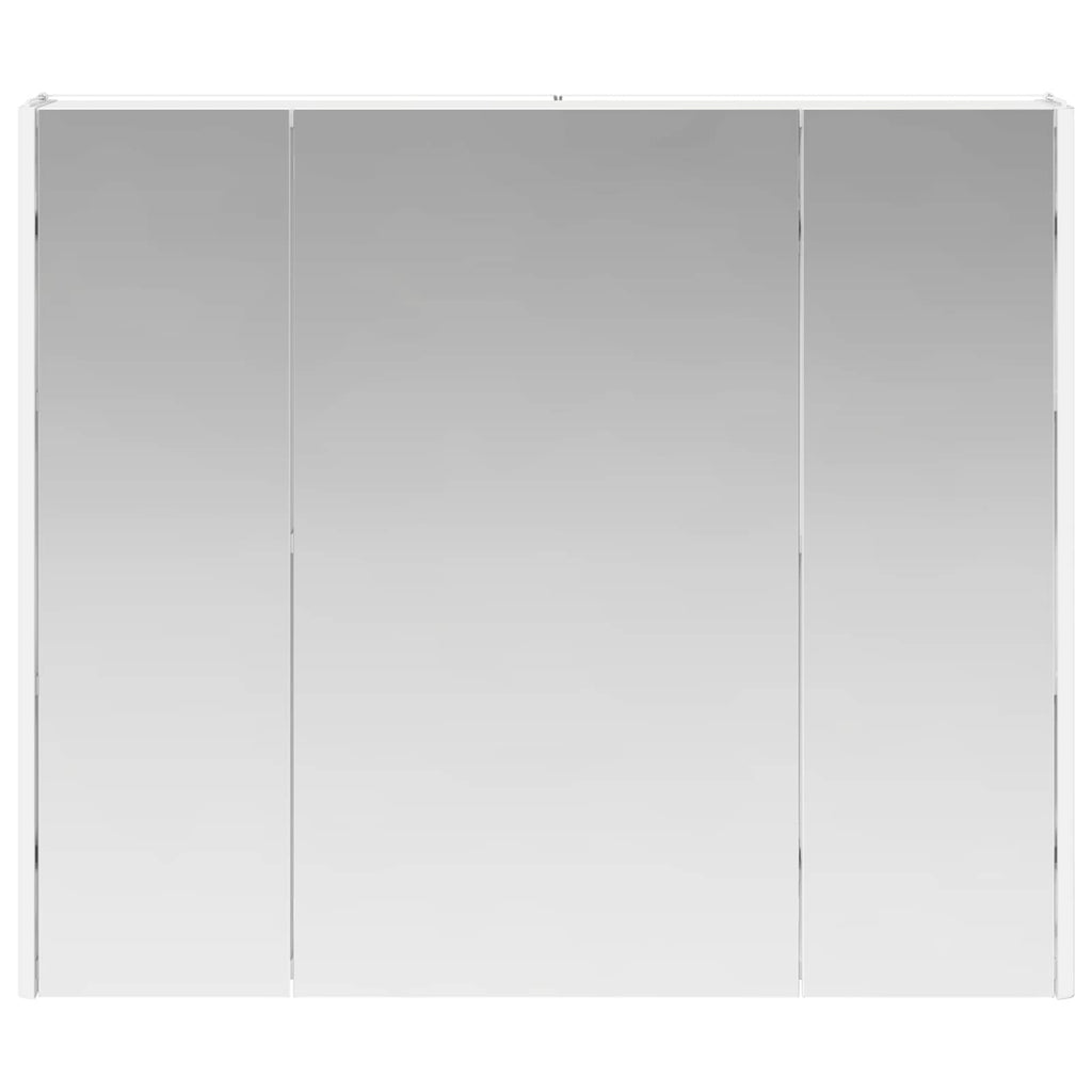 vidaXL Szafka z lustrem do łazienki Biały 83,5 x 15,5 x 70 cm