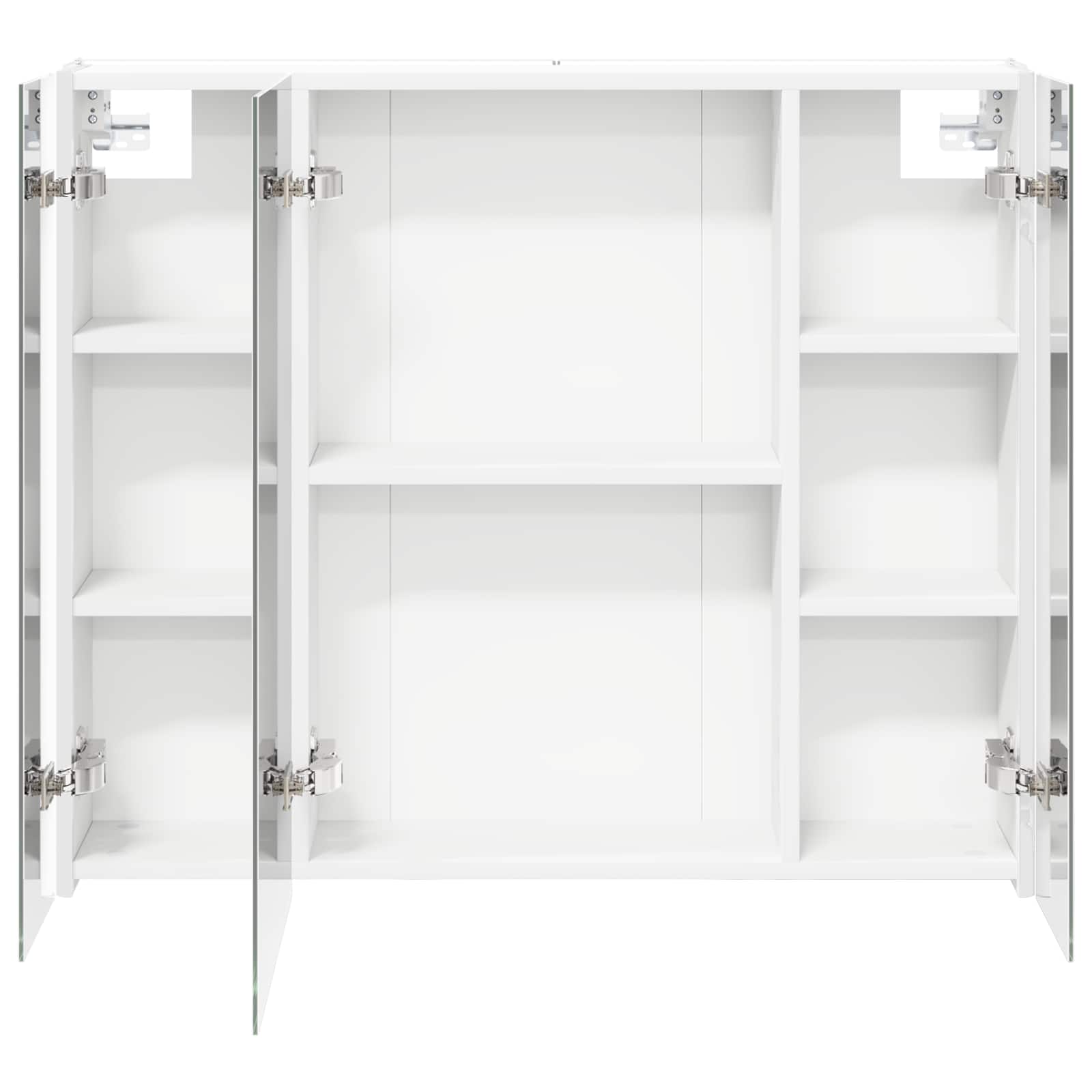 vidaXL Szafka z lustrem do łazienki Biały 83,5 x 15,5 x 70 cm