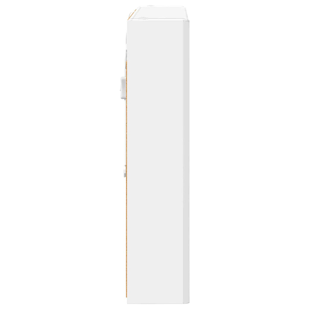 vidaXL Szafka z lustrem do łazienki Biały 83,5 x 15,5 x 70 cm