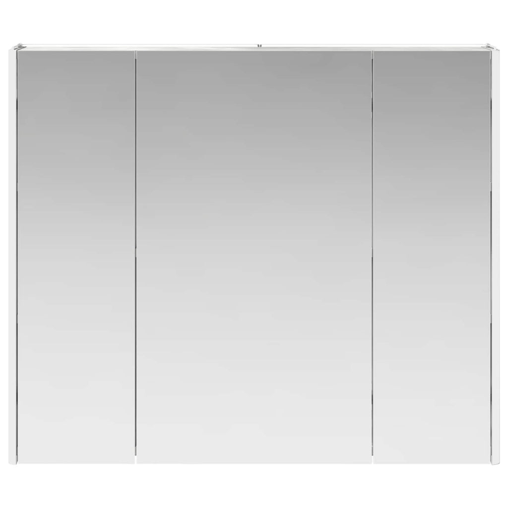 vidaXL Szafka z lustrem do łazienki Betonowy szary 83,5 x 15,5 x 70 cm