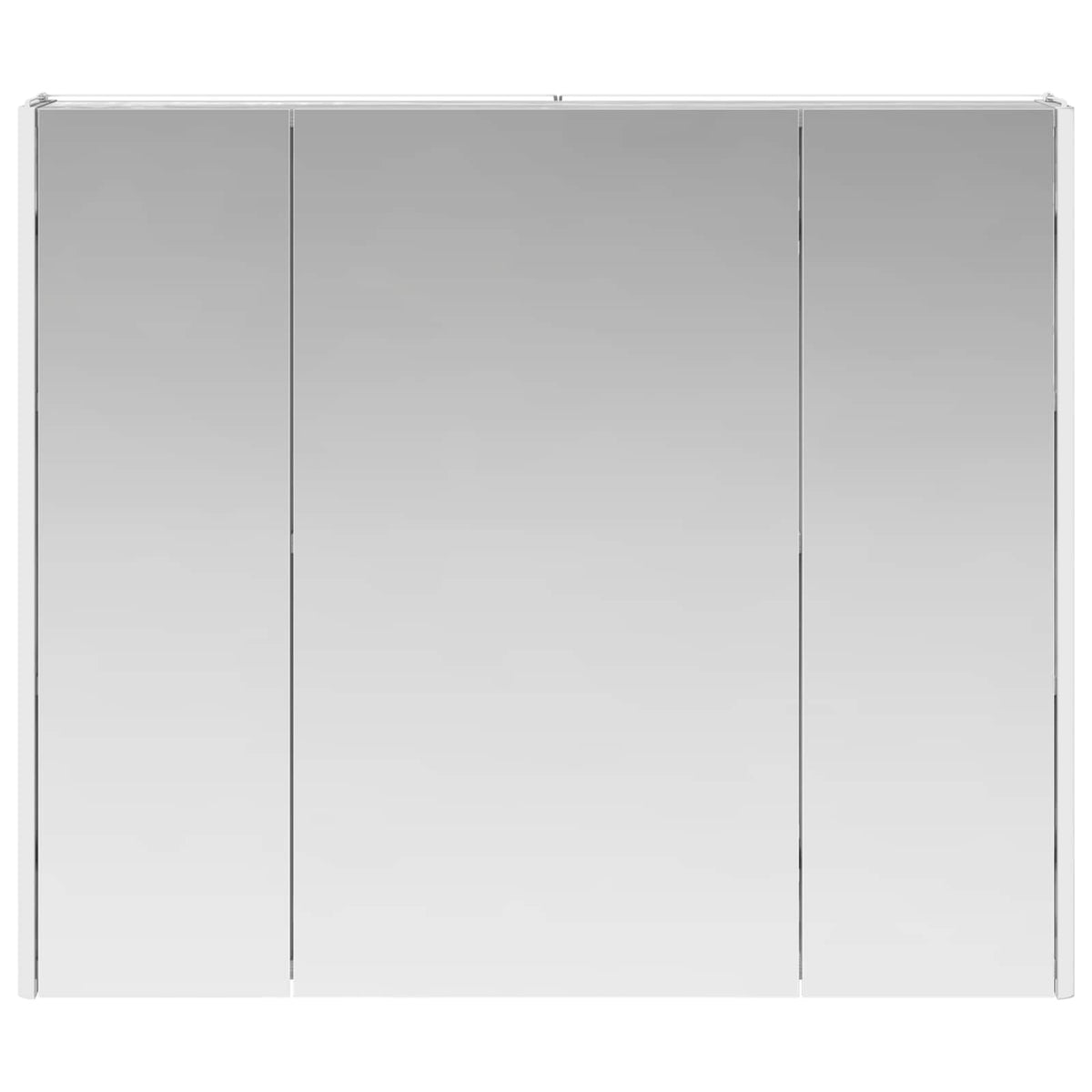 vidaXL Szafka z lustrem do łazienki Szary Sonoma 83,5 x 15,5 x 70 cm