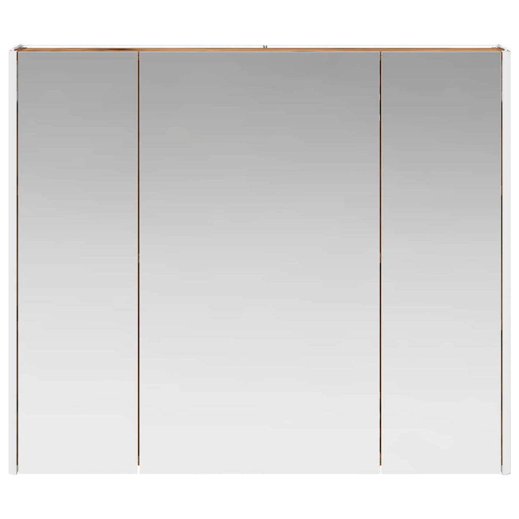 vidaXL Szafka z lustrem do łazienki Stare drewno 83,5 x 15,5 x 70 cm