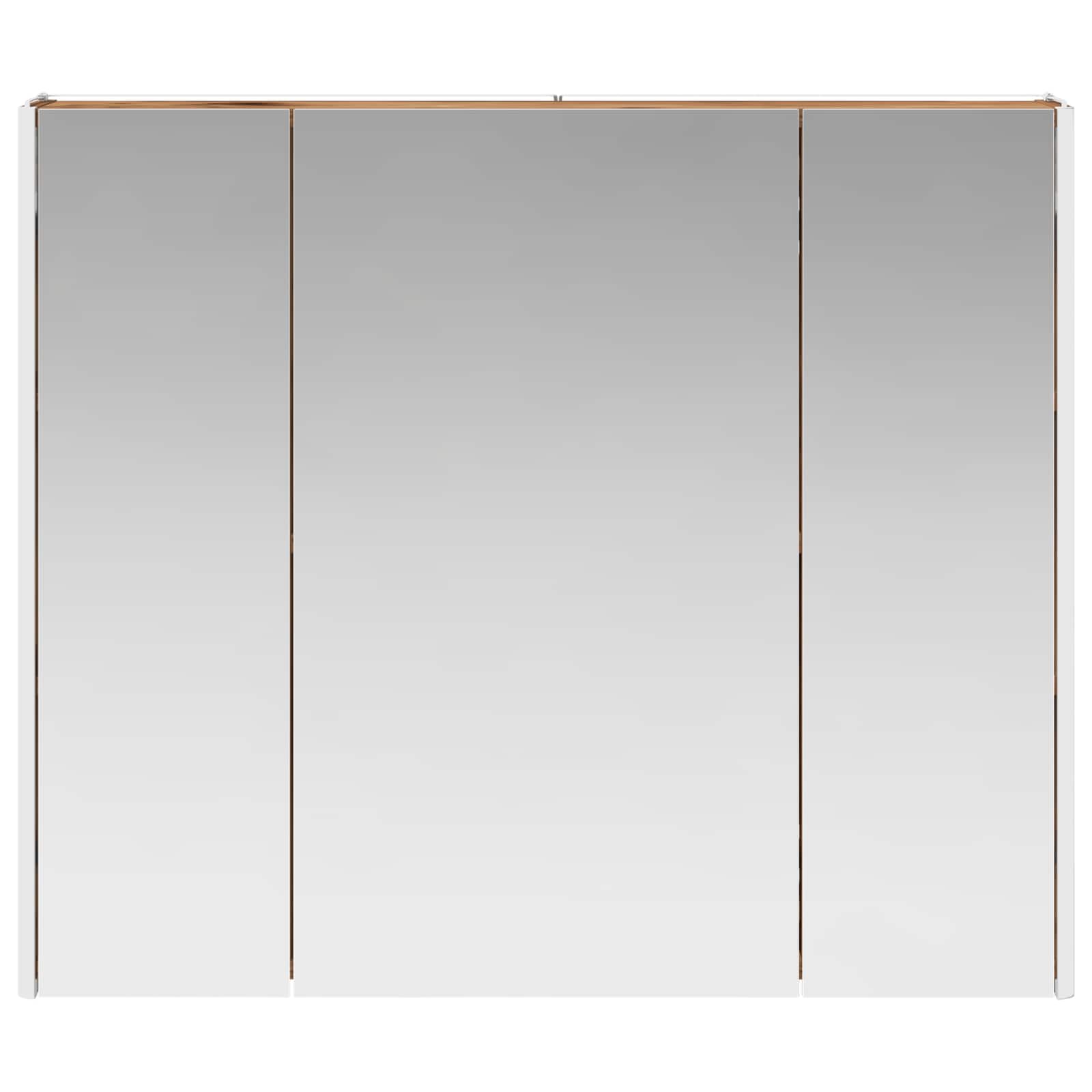 vidaXL Szafka z lustrem do łazienki Stare drewno 83,5 x 15,5 x 70 cm