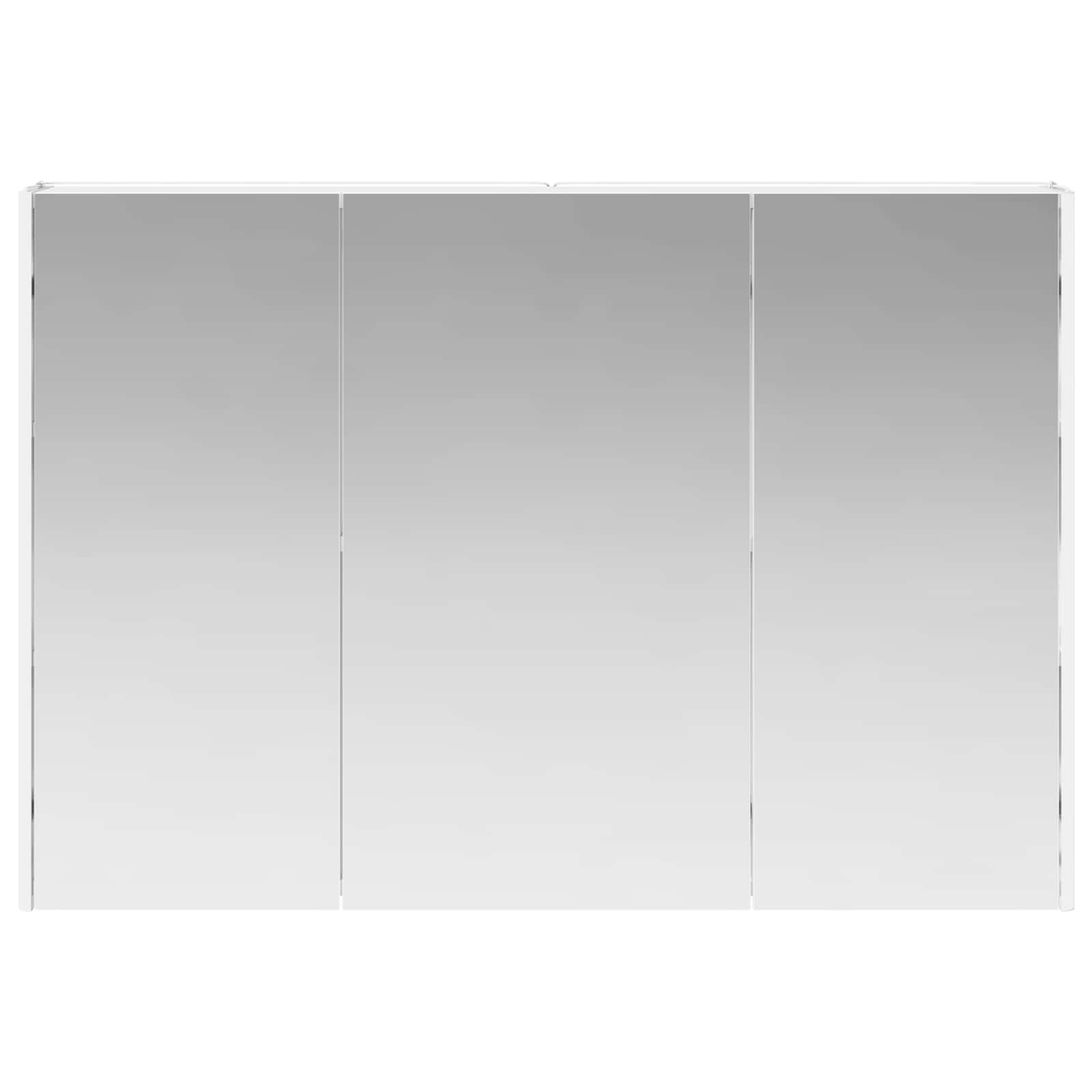 vidaXL Szafka z lustrem do łazienki Biały 103,5 x 15,5 x 70 cm
