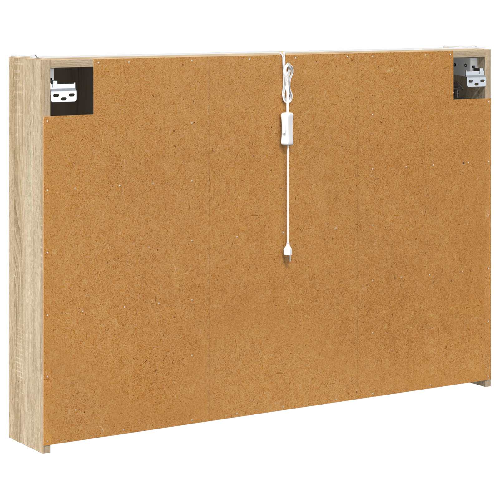 vidaXL Szafka z lustrem do łazienki Dąb Sonoma 103,5 x 15,5 x 70 cm