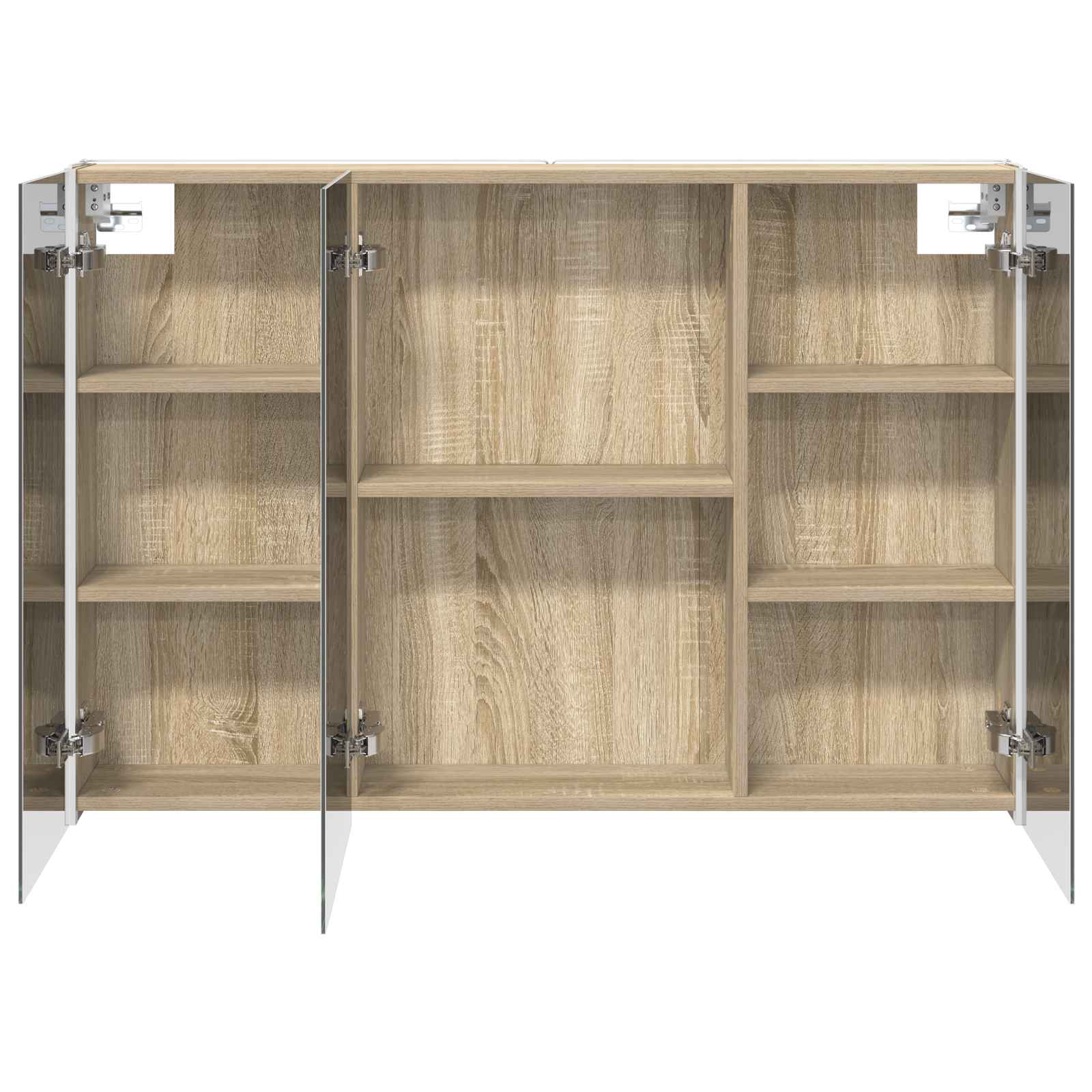 vidaXL Szafka z lustrem do łazienki Dąb Sonoma 103,5 x 15,5 x 70 cm