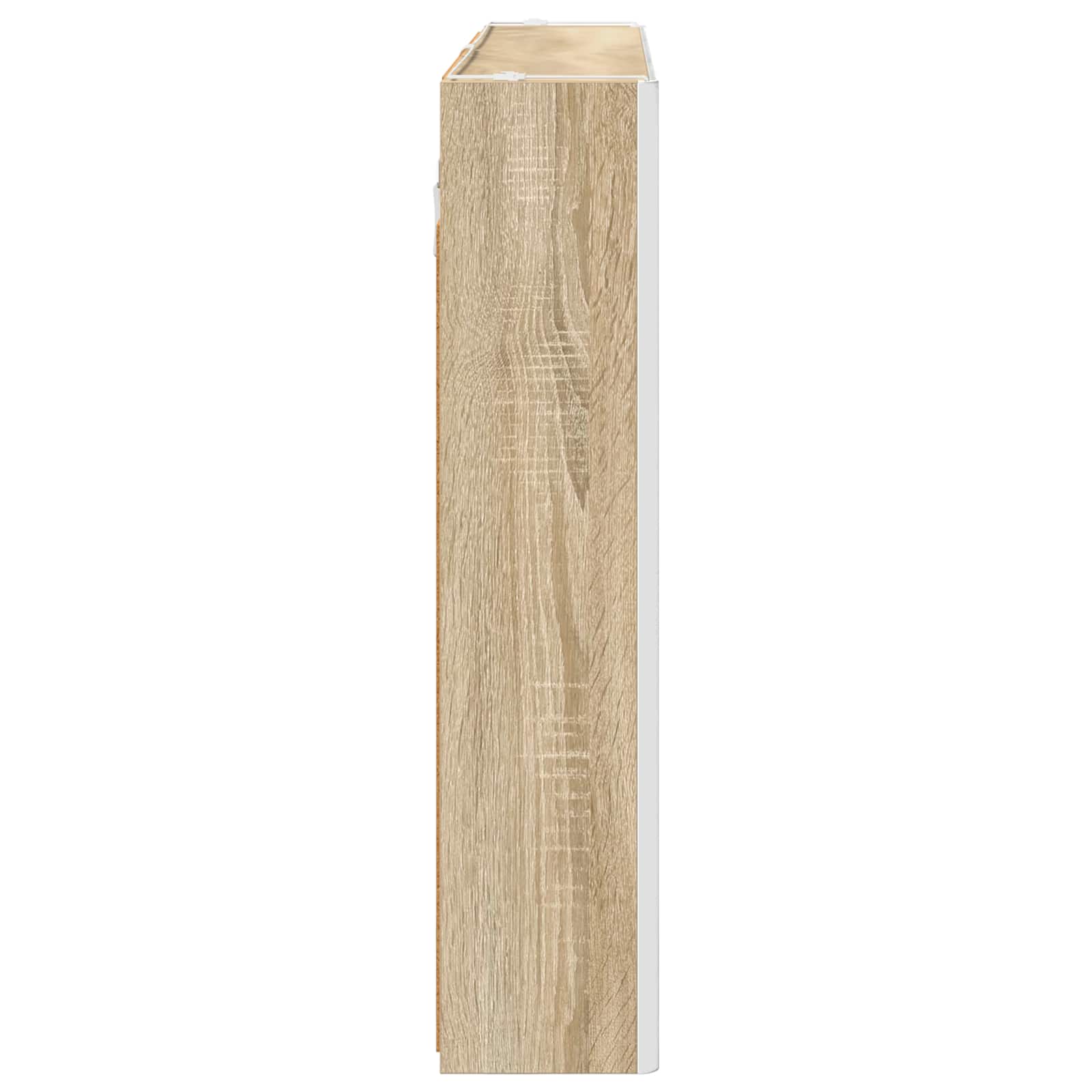 vidaXL Szafka z lustrem do łazienki Dąb Sonoma 103,5 x 15,5 x 70 cm