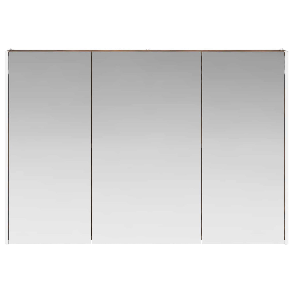 vidaXL Szafka z lustrem do łazienki Dąb wędzony 103,5 x 15,5 x 70 cm