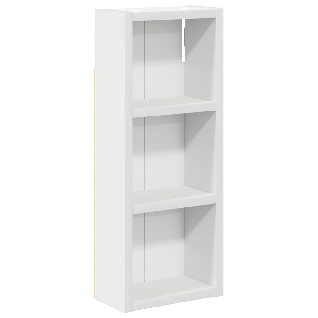 vidaXL Szafka ścienna łazienkowa z półką Biały 20 x 10 x 50 cm
