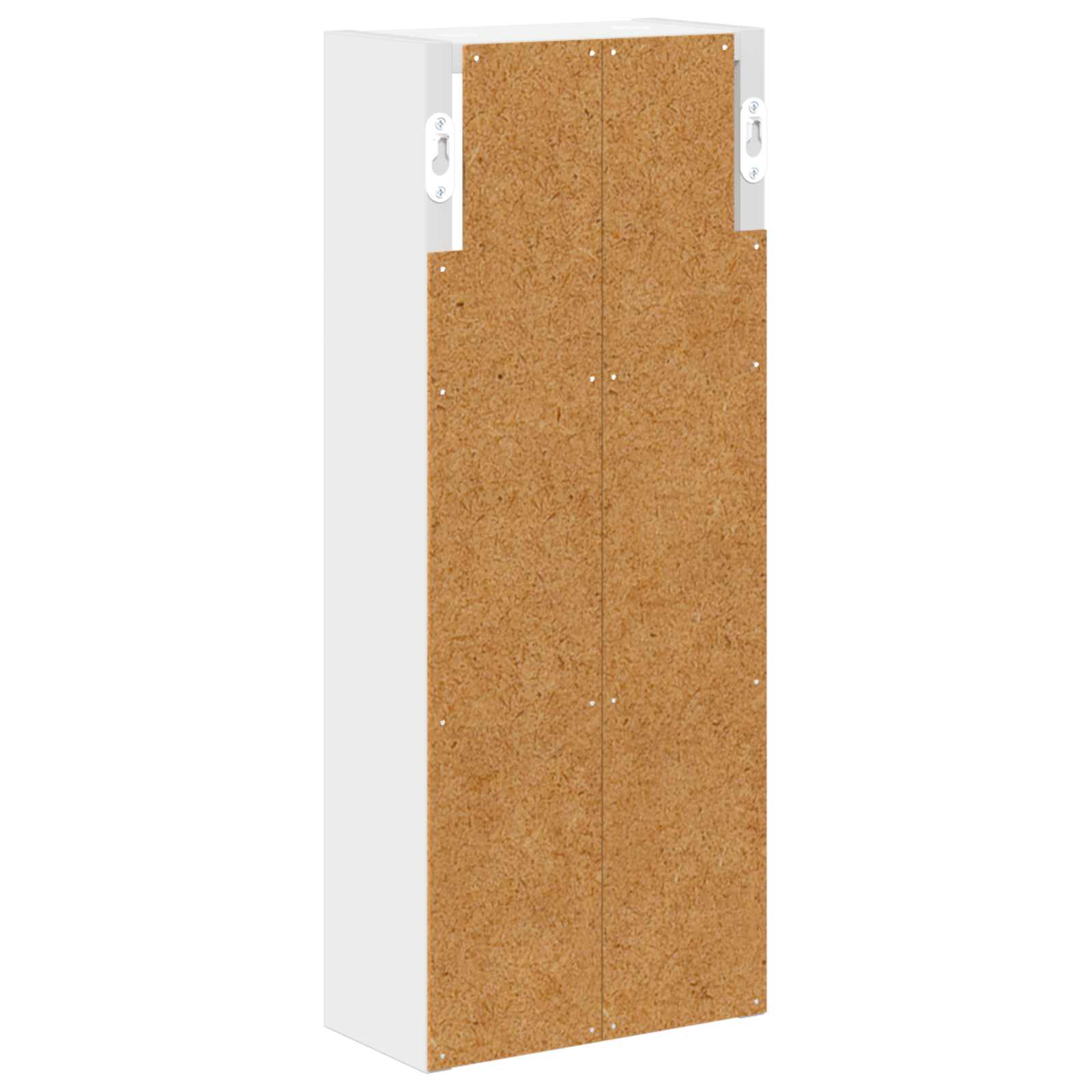 vidaXL Szafka ścienna łazienkowa z półką Biały 20 x 10 x 50 cm