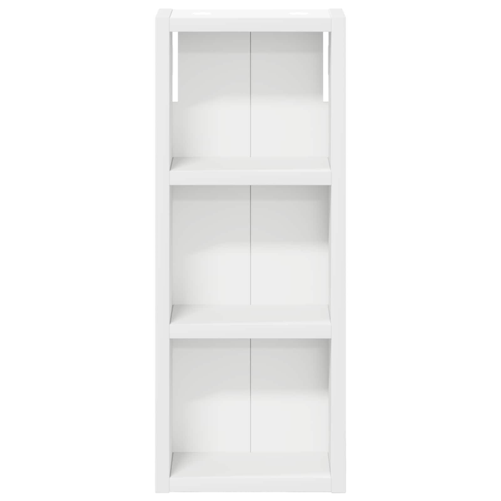 vidaXL Szafka ścienna łazienkowa z półką Biały 20 x 10 x 50 cm