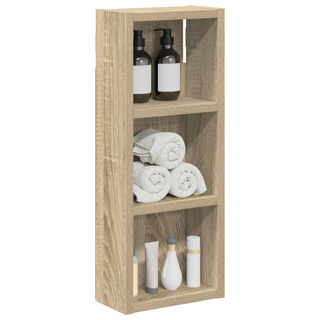 vidaXL Szafka ścienna łazienkowa z półką Dąb Sonoma 20 x 10 x 50 cm