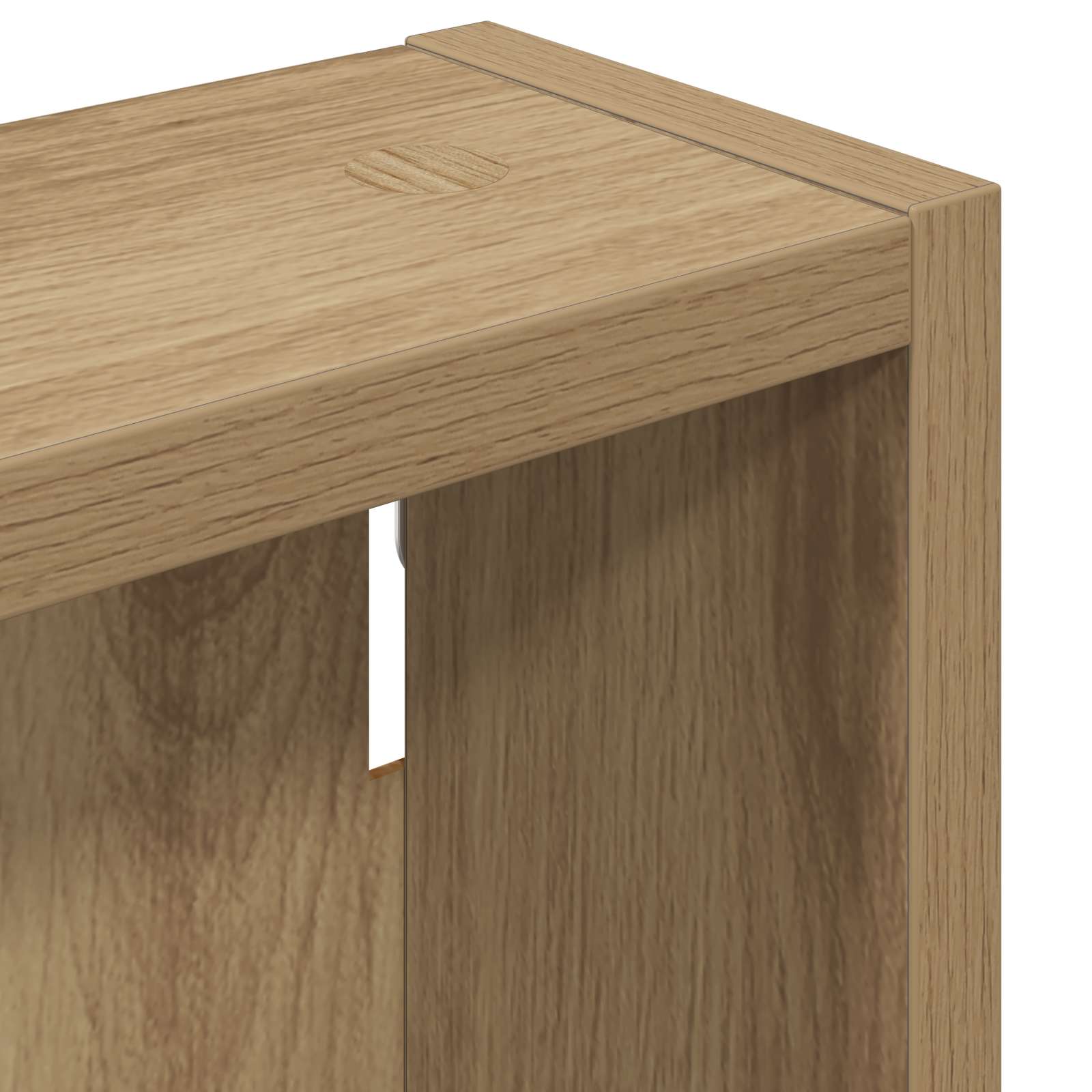 vidaXL Szafka ścienna łazienkowa Dąb rzemieślniczy 20 x 10 x 50 cm