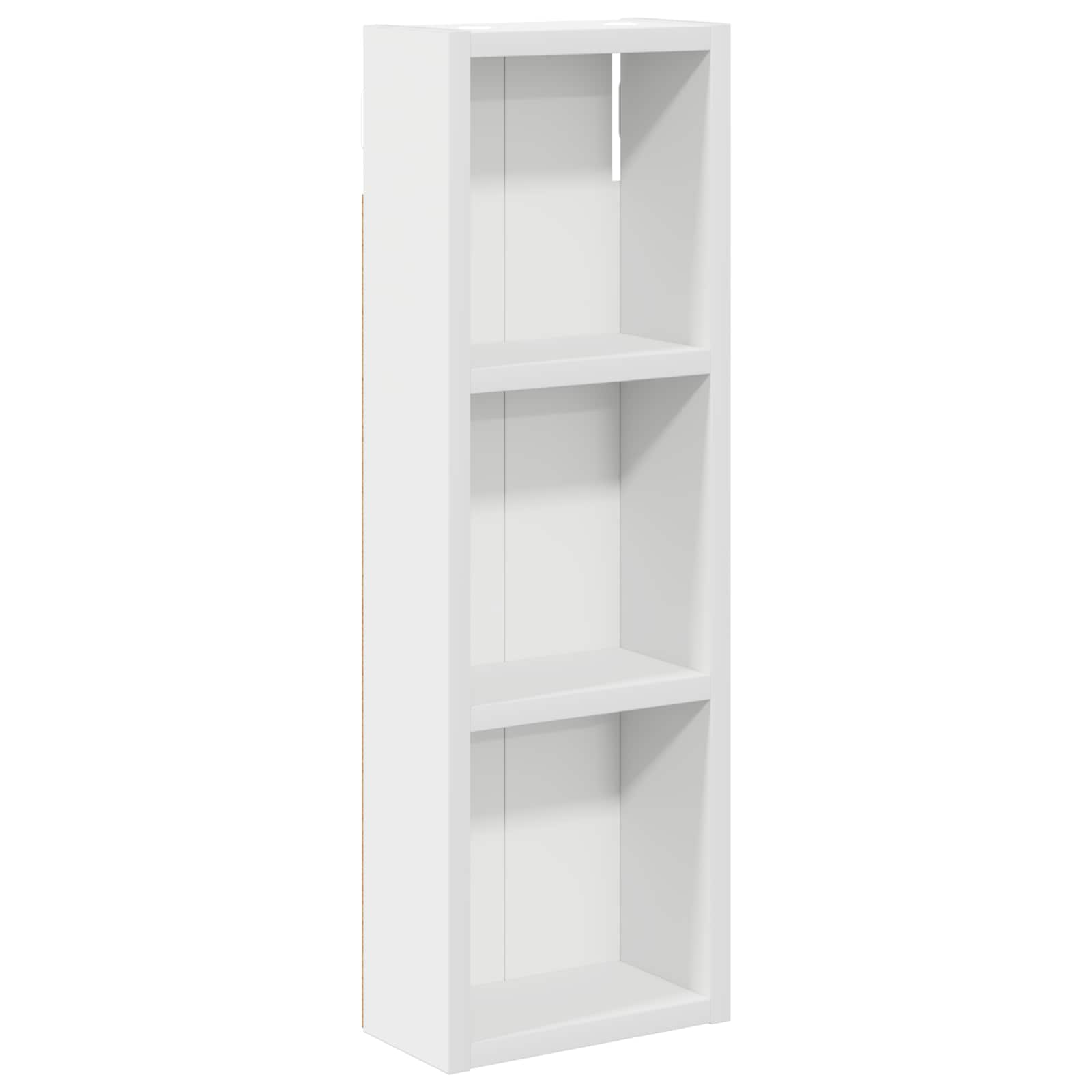 vidaXL Szafka ścienna łazienkowa z półką Biały 20 x 10 x 60,5 cm
