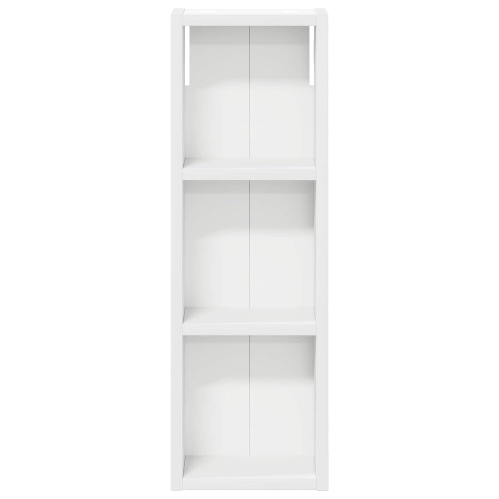 vidaXL Szafka ścienna łazienkowa z półką Biały 20 x 10 x 60,5 cm
