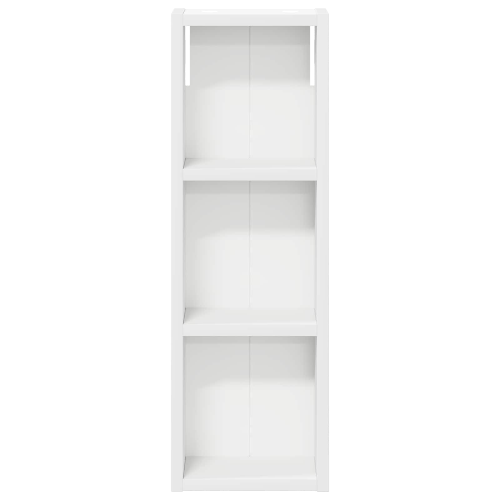 vidaXL Szafka ścienna łazienkowa z półką Biały 20 x 10 x 60,5 cm
