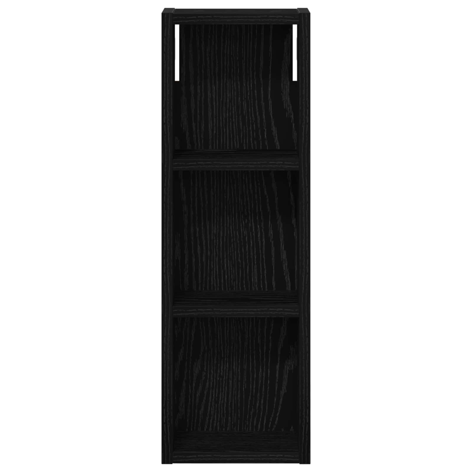 vidaXL Szafka ścienna łazienkowa z półką Czarny Dąb 20 x 10 x 60,5 cm