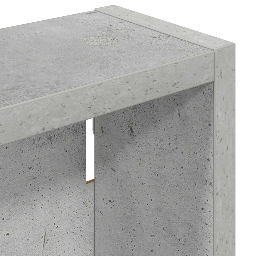 vidaXL Szafka ścienna łazienkowa Betonowy Szary 20 x 10 x 60,5 cm