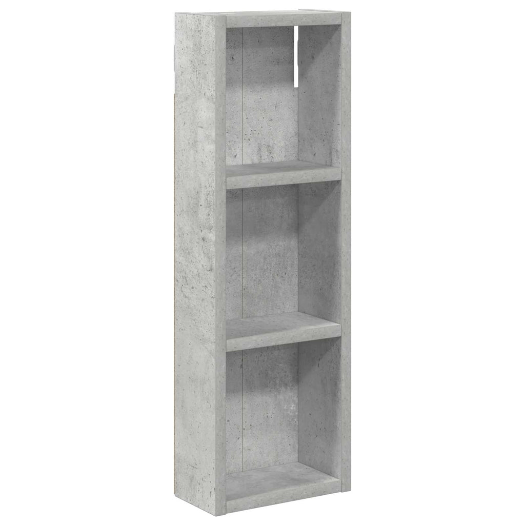 vidaXL Szafka ścienna łazienkowa Betonowy Szary 20 x 10 x 60,5 cm