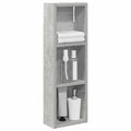 vidaXL Szafka ścienna łazienkowa Betonowy Szary 20 x 10 x 60,5 cm