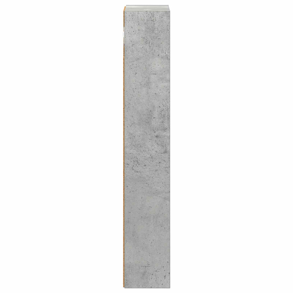 vidaXL Szafka ścienna łazienkowa Betonowy Szary 20 x 10 x 60,5 cm