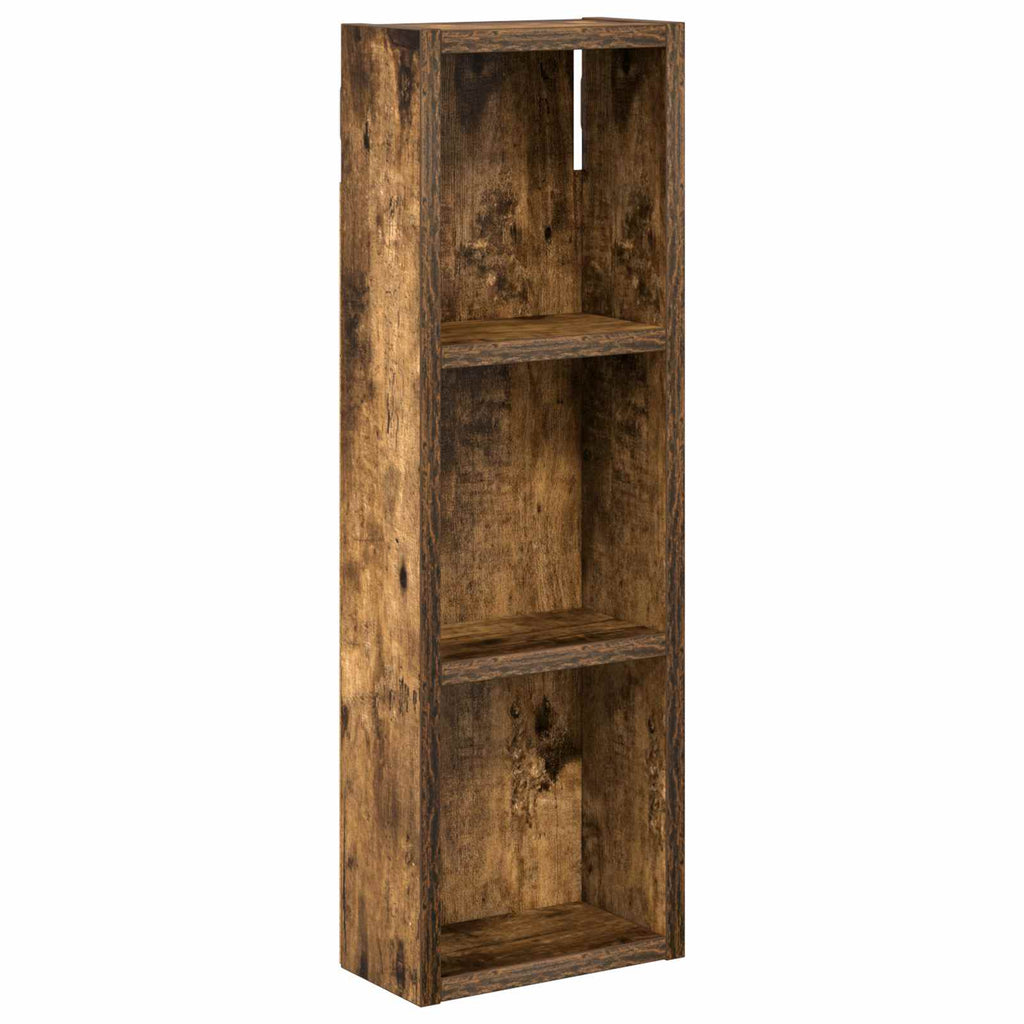 vidaXL Szafka ścienna łazienkowa z półką Dąb Wędzony 20 x 10 x 60,5 cm