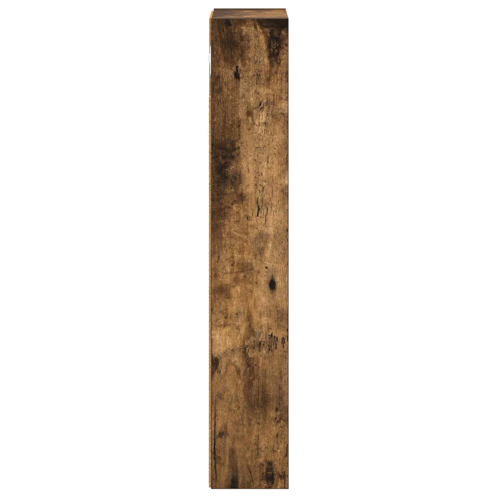 vidaXL Szafka ścienna łazienkowa z półką Dąb Wędzony 20 x 10 x 60,5 cm