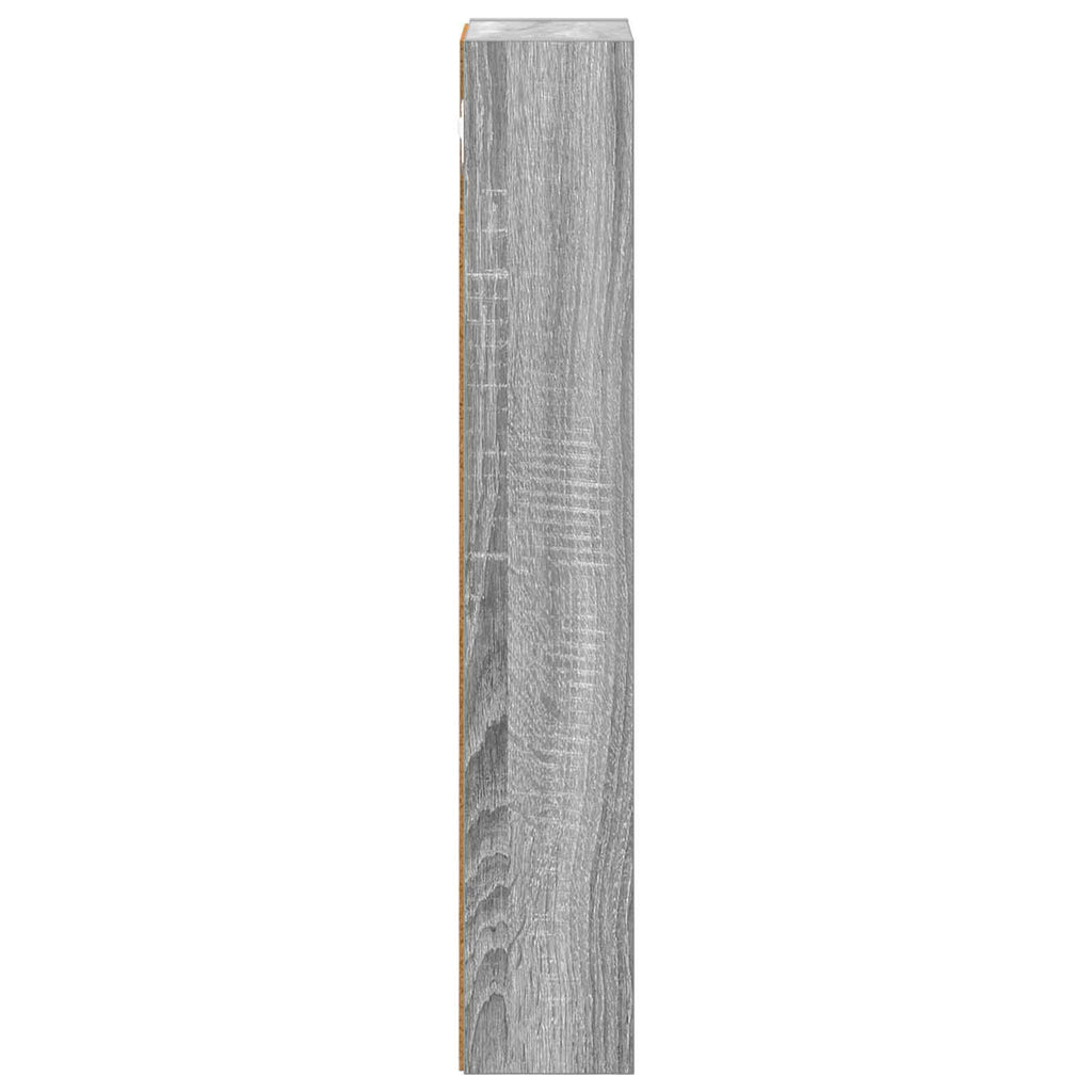 vidaXL Szafka ścienna łazienkowa Szary Sonoma 20 x 10 x 60,5 cm
