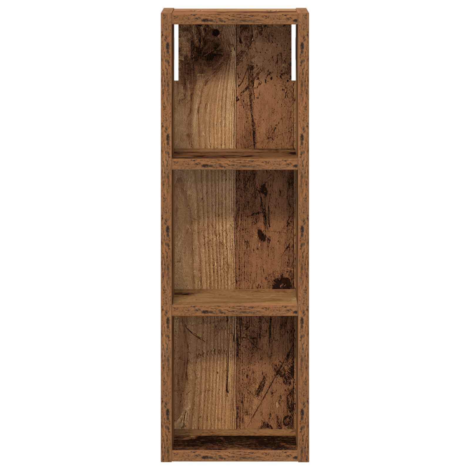 vidaXL Szafka ścienna łazienkowa Stare drewno 20 x 10 x 60,5 cm